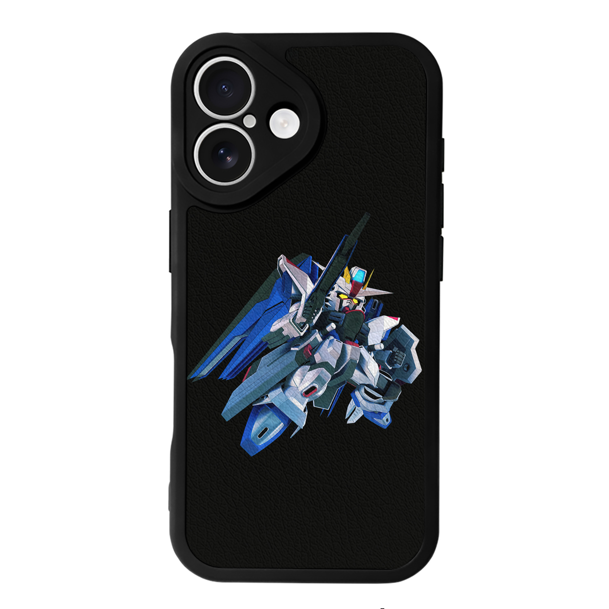 （画像用） 機動戦士ガンダム Mobile Suit Gundam 【iPhone 16シリーズ対応】シリコンスマホケース（レザー調） 材質：シリコン